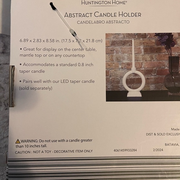 Abstract candle holder bundle - Picture 3 of 6